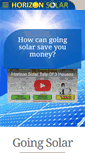 Mobile Screenshot of horizon-solar.com